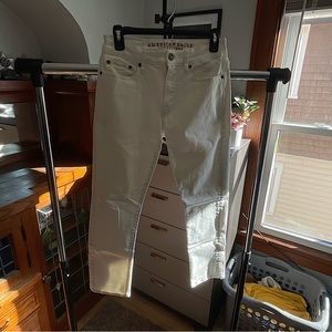 American Eagle - Jeans Slim Fit; White, 28/28
